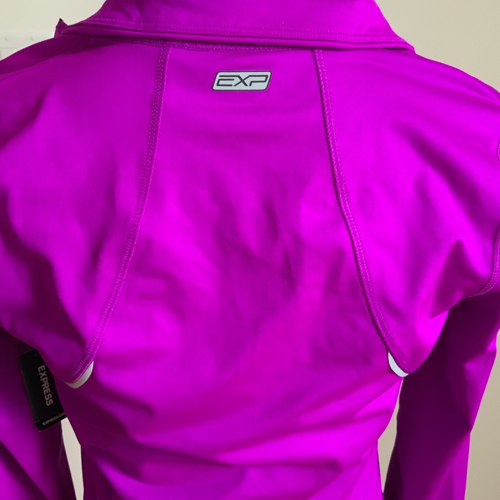 Express Core Quarter Zip Track Jacket - Picture 5 of 5